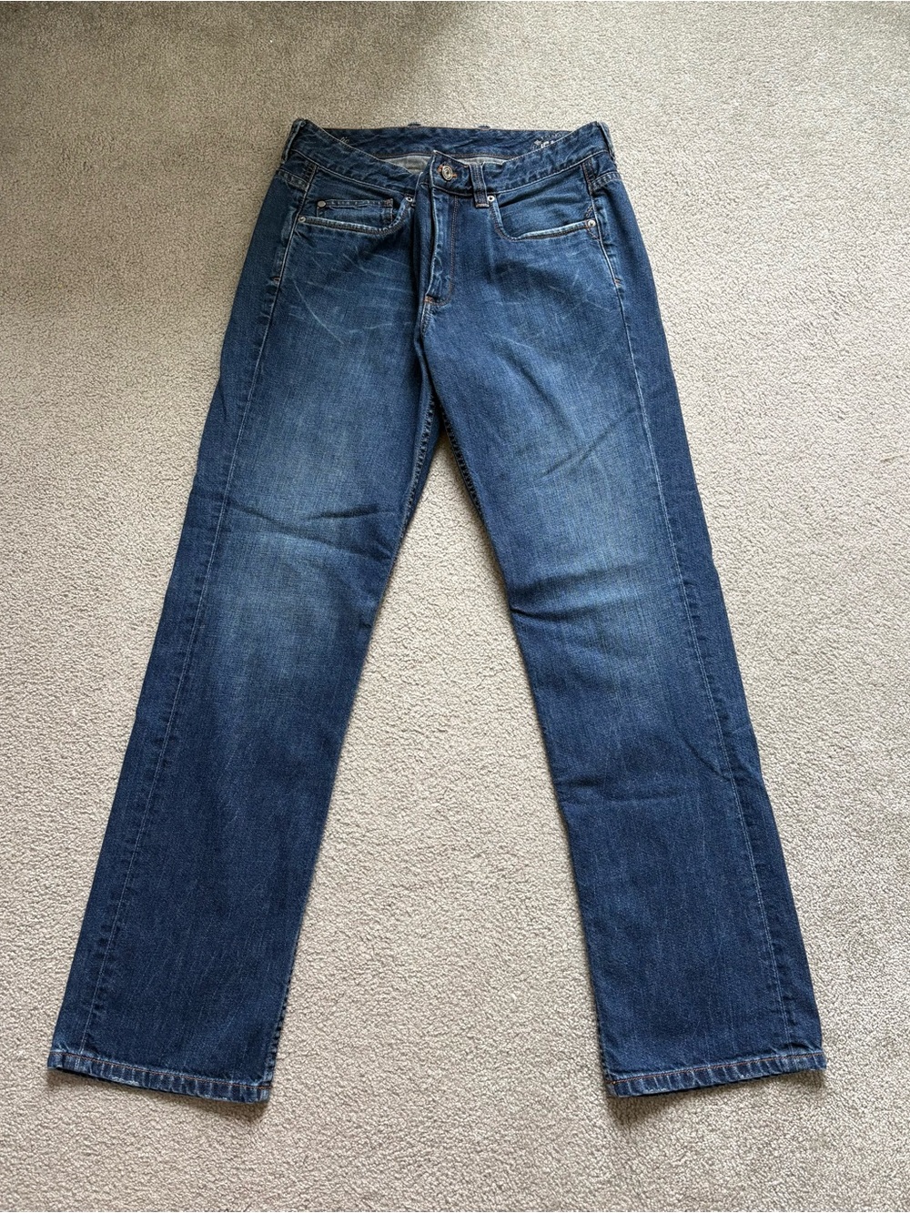 Tommy Bahama Men's Straight-Leg Dark Blue Jeans